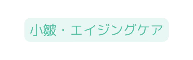 小皺 エイジングケア